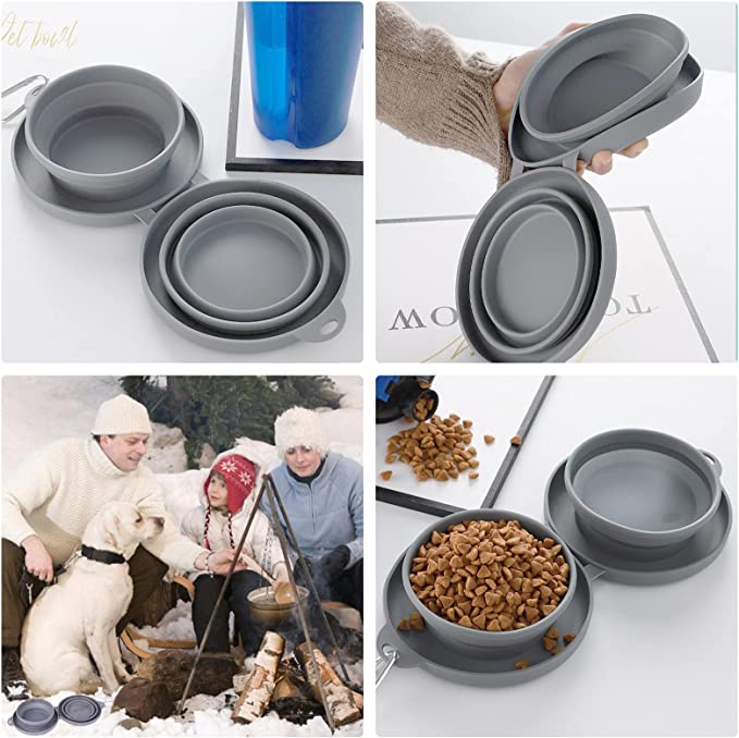 DogCat Travel Diner – Portable Pet Bowl Set